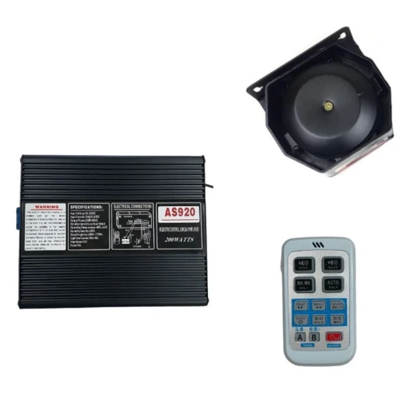Space Mikrofonlu Metal Siren Uzaktan Kumandalı -SSSR45-1 ürün görseli 1