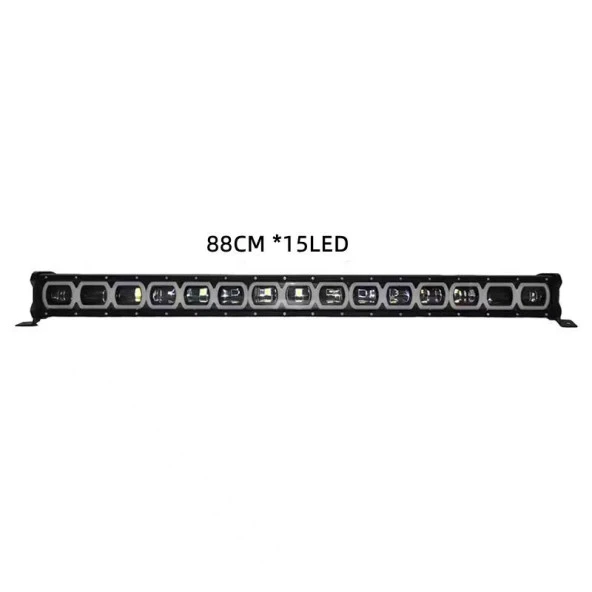 Offroad angelli beyaz-amber 12-32v 450w 88cm ürün görseli 1