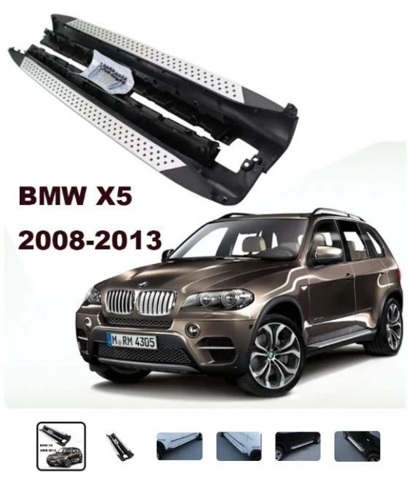 Bmw x5 e70 yan basamak koruma 2007-2014 oem tip ürün görseli 1