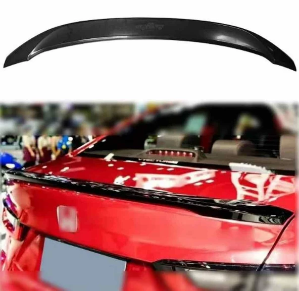 Honda City Rs spoiler boyalı (Pianoblack) 2020 sonrası ürün görseli 1
