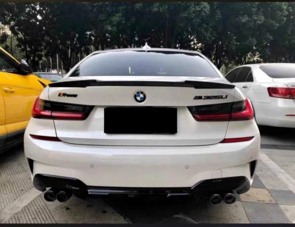Bmw G20 spoiler boyalı (Pianoblack) 2019 sonrası ürün görseli 1