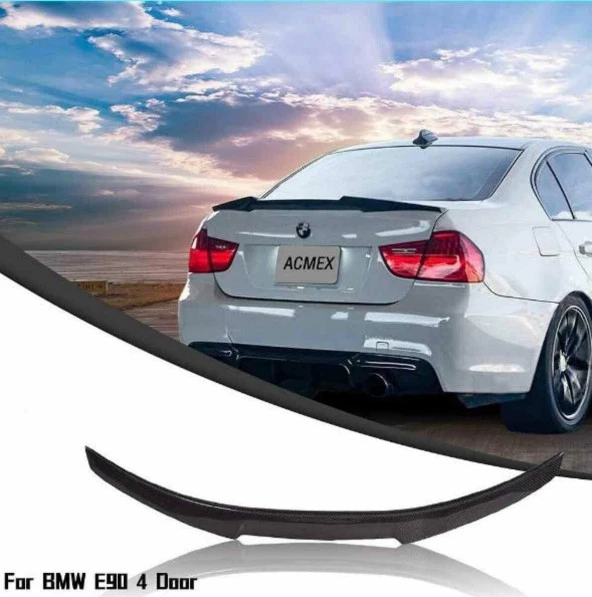 Bmw E90 M4 boyalı spoiler (Pianoblack) 2005-2012 arası - Resim 2