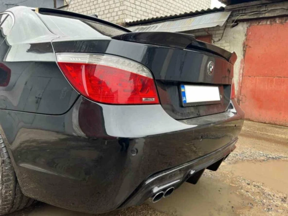 Bmw E60 boyalı (Pianoblack) M4 spoiler 2003-2009 arası - Resim 3