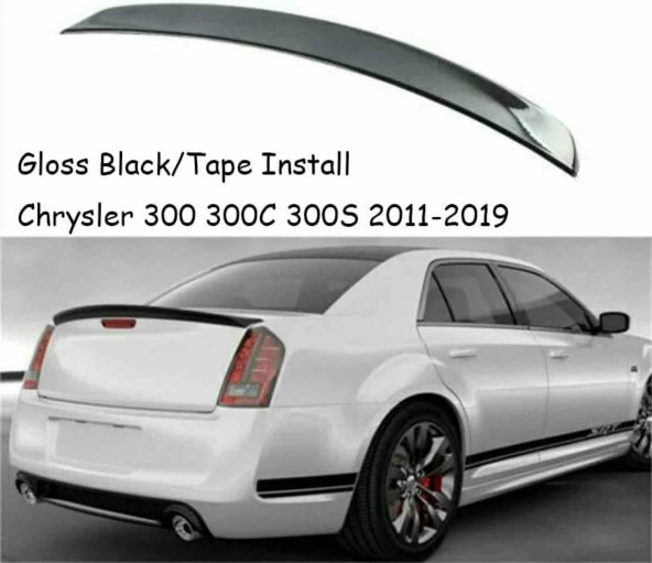 Chrysler 300c spoiler (Pianoblack) 2011-2019 arası - Resim 2