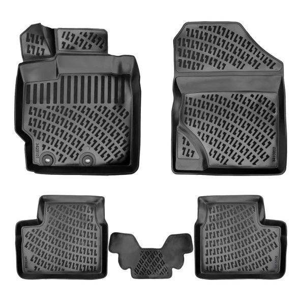 Toyota Yaris 3D havuzlu paspas 2005-2013 arası Rizline ürün görseli 1
