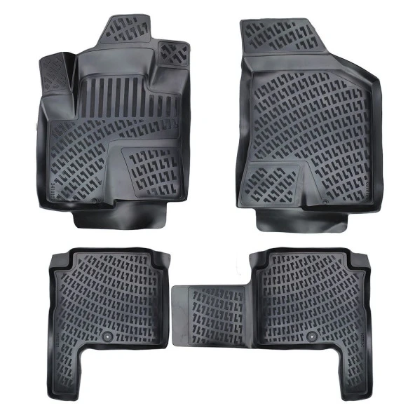 Hyundai Santafe 7 koltuk 3D havuzlu paspas 2006-2012 arası Rizline ürün görseli 1