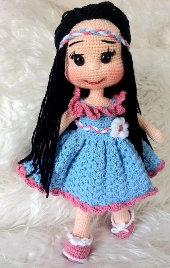 Parla Bebek Amigurumi Organik Oyuncak ürün görseli 1