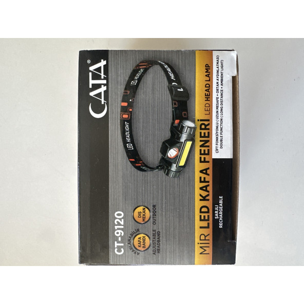 Ct-9120 şarjlı kafa lambası ledli - Resim 2