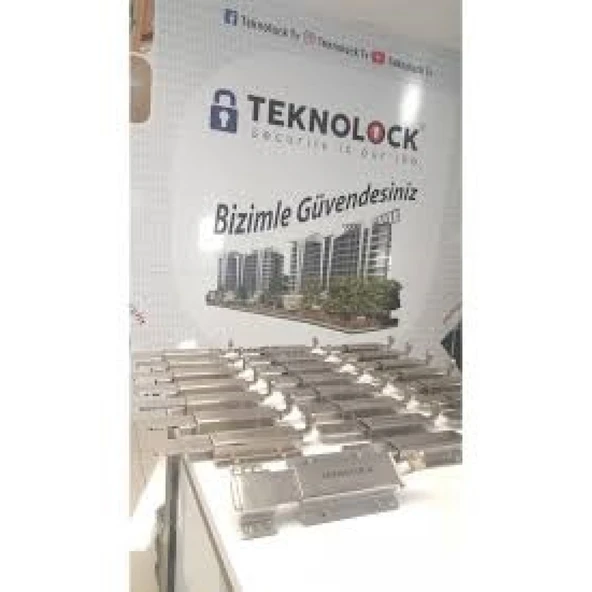 TEKNOLOCK Paslanmayan Çelik Sürgü - Resim 3