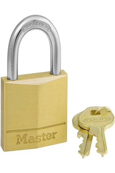 Masterlock Asma Kilit Masif Pirinç 40 Mm Bilyalı 2 Anahtarlı ürün görseli 1