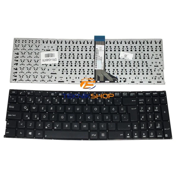 Asus X554LJ-XO1137T Notebook Klavyesi, Laptop Tuş Takımı (Siyah TR) ürün görseli 1