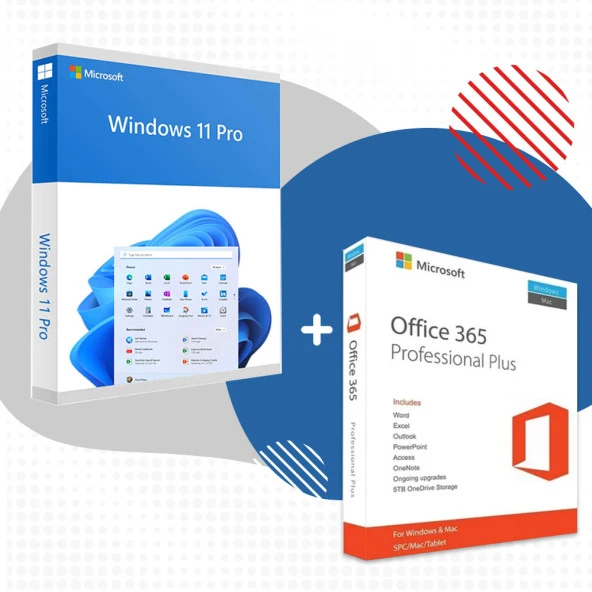 Mıcrosoft Windows 11 Pro + Office 365 Pro Plus ürün görseli 1