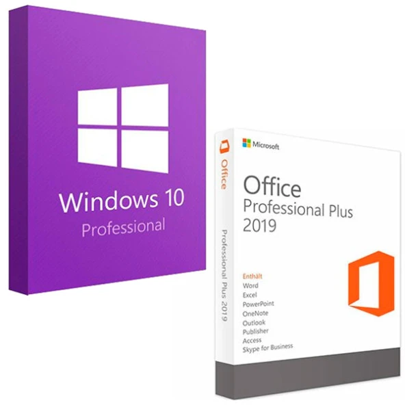 MICROSOFT Windows 10 Pro '' Office 2019 Pro Plus ürün görseli 1