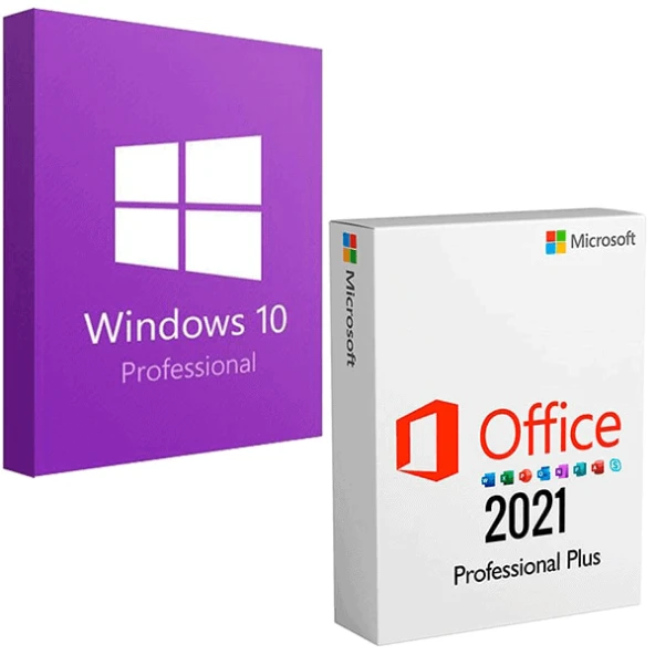 WİNDOWS 10 PRO + OFFİCE 2021 PRO PLUS LİSANS ANAHTARI ürün görseli 1