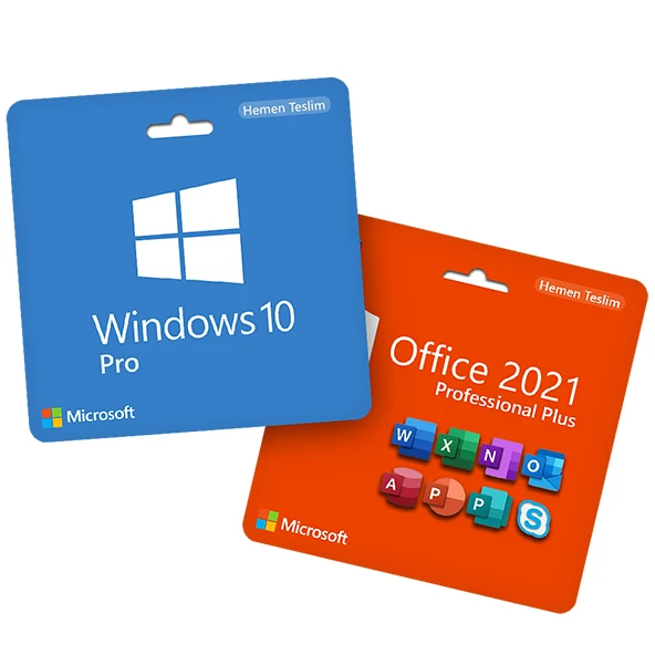 Microsoft Office 2021 PRO PLUS + WİNDOWS 10 PRO LİSANS ANAHTARI - Orijinal Resmi Key ürün görseli 1