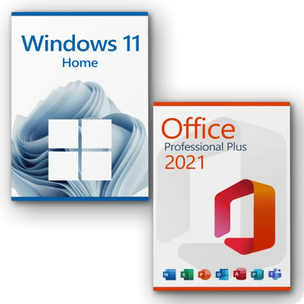 Windows 11 Home + Office 2021 Pro Plus ürün görseli 1
