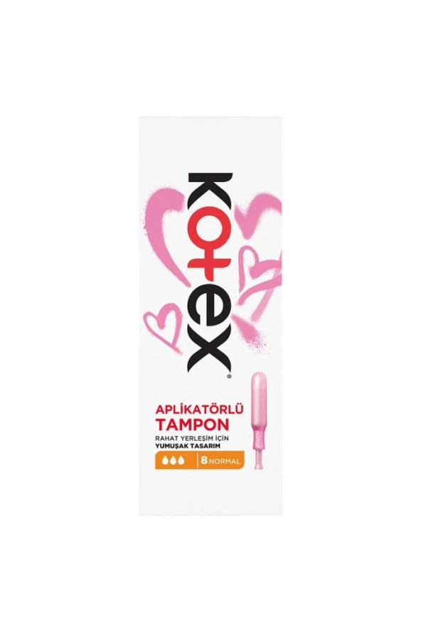 Kotex Aplikatörlü Tampon Normal 8'li ürün görseli 1
