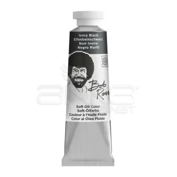 Bob Ross Yağlı Boya Çiçek Serisi 37ml-6707 Ivory Black ürün görseli 1