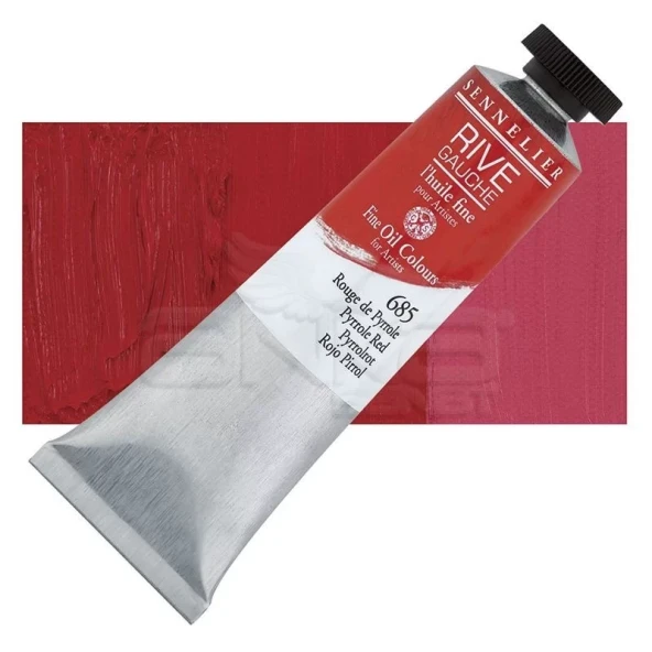 Sennelier Rive Gauche Yağlı Boya 40ml 685 Pyrrole Red ürün görseli 1