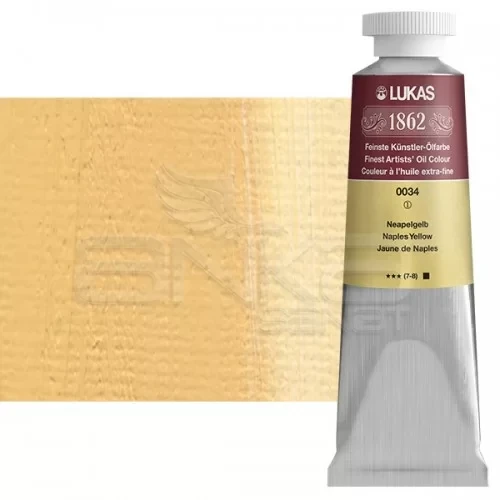 Lukas 1862 37ml Yağlı Boya Seri:1 No:0034 Neapel Sarı Açık ürün görseli 1