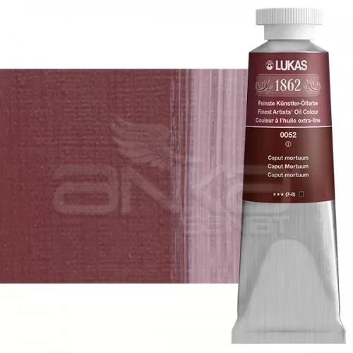 Lukas 1862 37ml Yağlı Boya Seri:1 No:0052 Caput Mortuum-Koyu ürün görseli 1