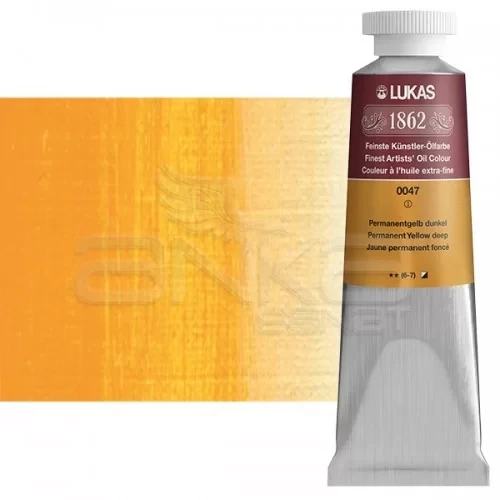 Lukas 1862 37ml Yağlı Boya Seri:1 No:0047 Helio Saf Sarı-Koyu ürün görseli 1