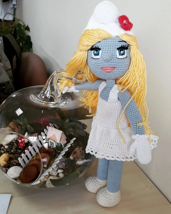 Şirine Amigurumi Organik Oyuncak ürün görseli 1