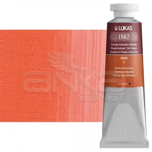 Lukas 1862 37ml Yağlı Boya Seri:2 No:0029 Kadmium Orange ürün görseli 1