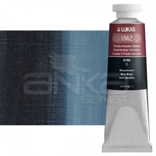 Lukas 1862 37ml Yağlı Boya Seri:1 No:0186 Mavi Sİyah ürün görseli 1