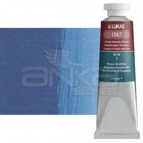 Lukas 1862 37ml Yağlı Boya Seri:2 No:0119 Mangan-Coelin Mavi ürün görseli 1
