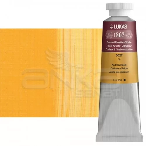 Lukas 1862 37ml Yağlı Boya Seri:3 No:0027 Kadmium Sarı-Orta ürün görseli 1