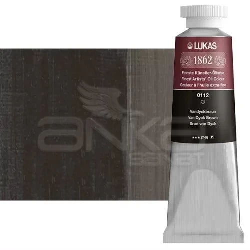 Lukas 1862 37ml Yağlı Boya Seri:1 No:0112 Vandayk Kahverengi ürün görseli 1