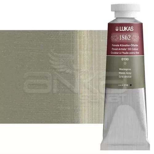 Lukas 1862 37ml Yağlı Boya Seri:1 No:0190 Gri 1 (Sıcak Gri) ürün görseli 1