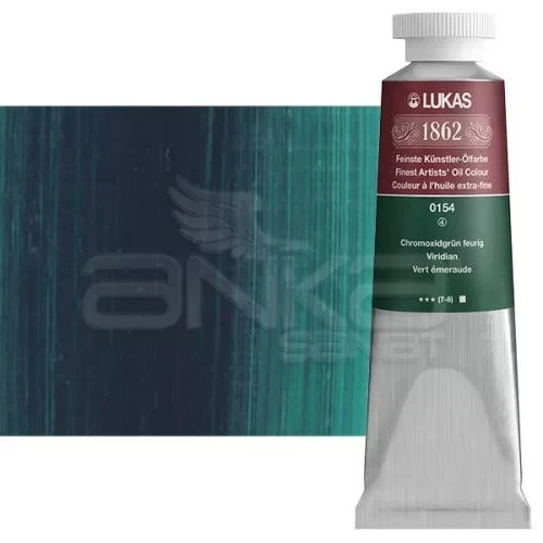Lukas 1862 37ml Yağlı Boya Seri:4 No:0154 Chromoxid Yeşil -Canlı ürün görseli 1