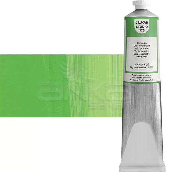 Lukas Studio Yağlı Boya 200ml 375 Zinc Green Light ürün görseli 1