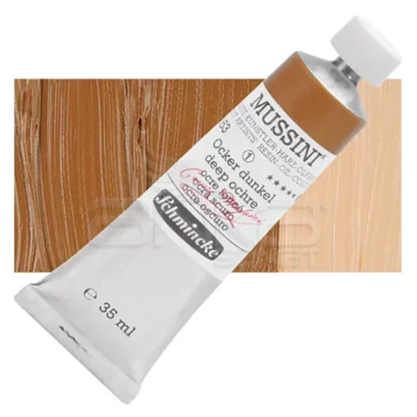 Mussini 35ml Yağlı Boya Seri:1 No:653 Deep Ochre ürün görseli 1