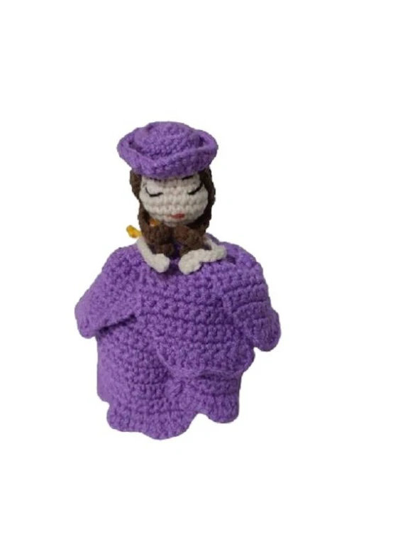 Sihirli Gül Bebek Amigurumi Organik Oyuncak ürün görseli 1