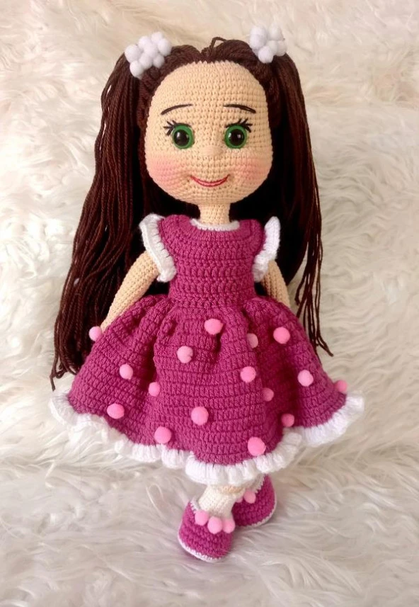 Rengin Bebek Amigurumi Organik Oyuncak ürün görseli 1