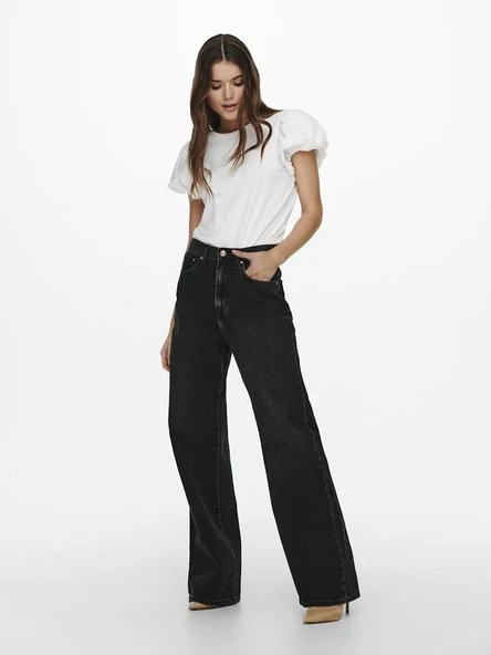 Only Hope Wide Leg Fit Kadın Jean Pantolon 15244217 ürün görseli 1