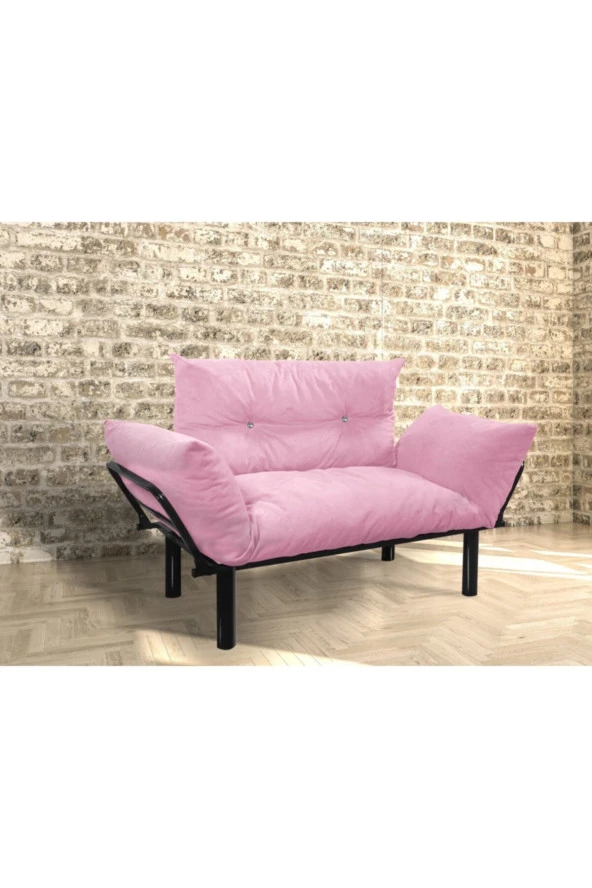 Evdemo Ada İkili Koltuk Pembe - Resim 2