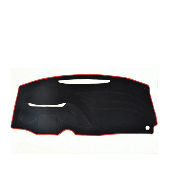 Honda Civic 2005-2011 Modelleri Için Uygun Torpido Koruma Halısı Siyah Kenar Renk Kırmızı ürün görseli 1