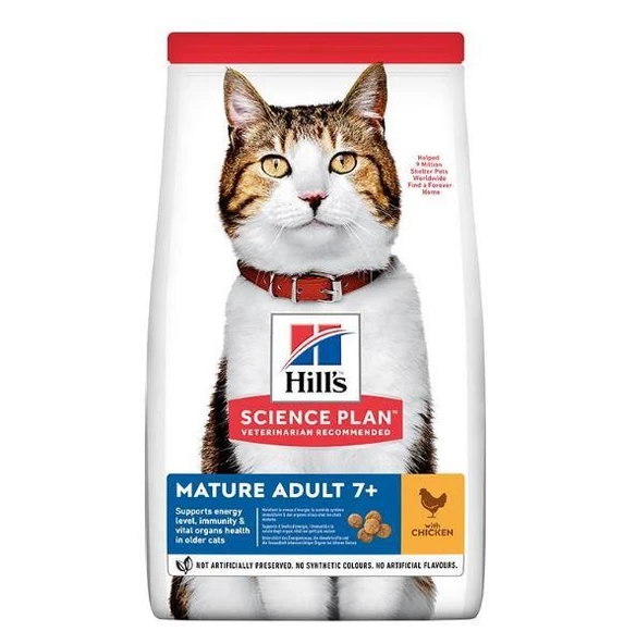 Hills Science Plan Tavuklu 7+ Yaşlı Kedi Maması 1,5 Kg ürün görseli 1