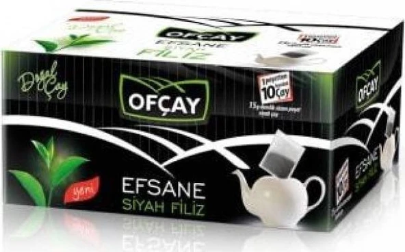 Ofçay Efsane Siyah Filiz 15 gr 30'lu Demlik Poşet Çay ürün görseli 1