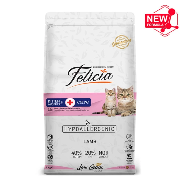Felicia Kitten Mother Kuzulu Yavru Kedi Maması 2 Kg ürün görseli 1