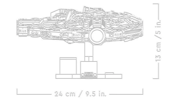 LEGO Star Wars 75375 Millennium Falcon - Resim 4