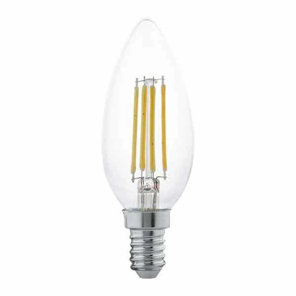 Led Ampül E14 Duylu 6W Ampül 2700 Kelvin 3 Adet ürün görseli 1