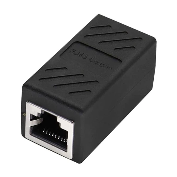 Ayt Rj 45 Dişi Dişi Ara Aparat Klipsli Ethernet Girişli 8P-8C Ara İnternet Kablosu İlave Uzatma Aparatı ürün görseli 1