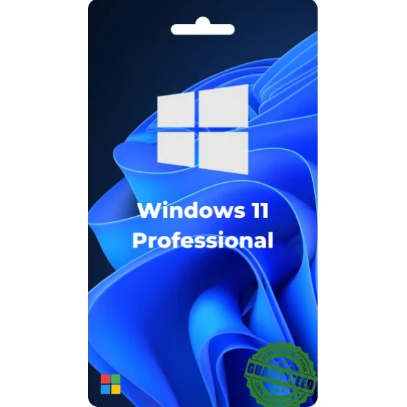 MICROSOFT Windows 11 Pro Dijital Lisans Anahtarı Ömür boyu Lisans Key - HEMEN TESLİM KURUMSAL FATURA + GARANTİ ürün görseli 1