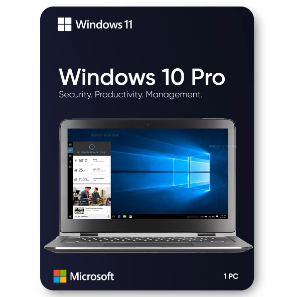 Windows 10 Pro Türkçe 64 bit TR Lisans Key ürün görseli 1
