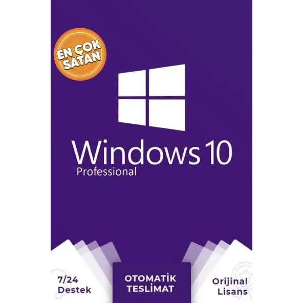 Windows 10 Pro Orjinal Lisans Anahtarı ürün görseli 1